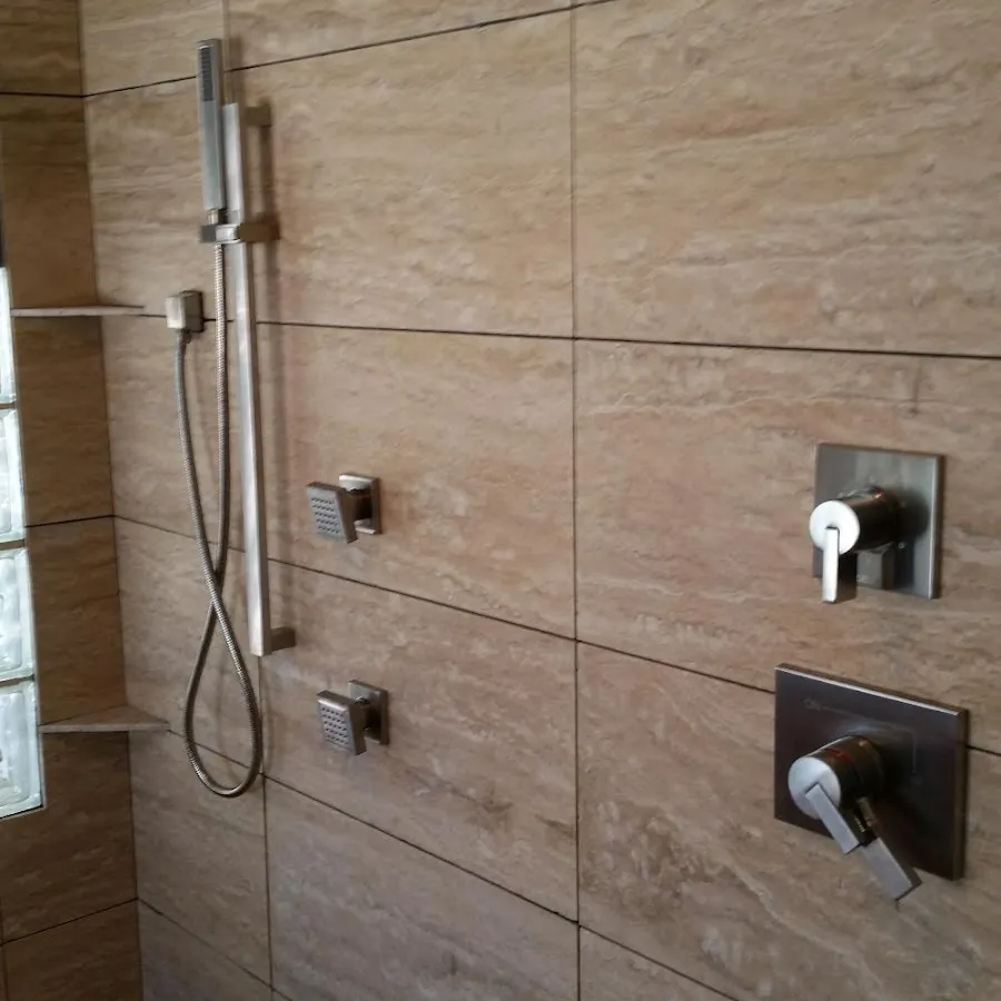 Shower fixture installation for Frozen Pipe Repair in DeKalb